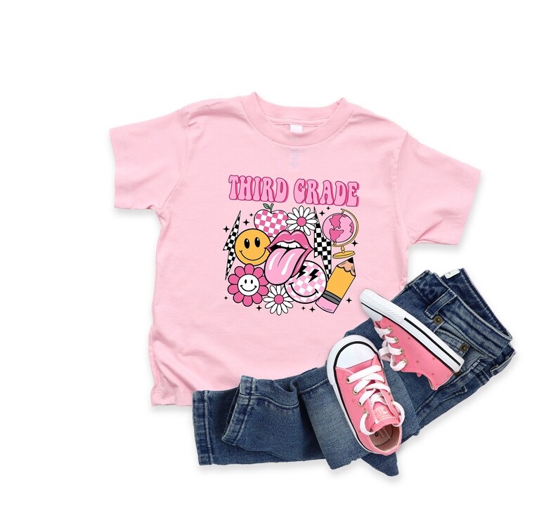 Third Grade Shirt, Third Grade Kids Shirt, Student Gift, Gift for Kids, 3rd Grade, Third Grade, Back to School Shirt image 1