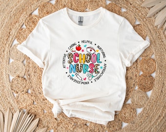 School Nurse T-Shirt, School Nurse Gift, Nurse Gift Shirt, Nurse Week Tee, Nurse Appreciation Shirt, Nursing School Graduate