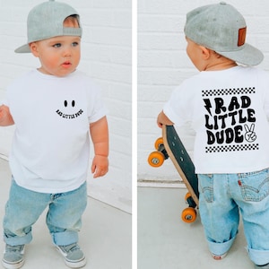 Rad Little Dude Shirt, Cool Little Dude T-Shirt, Rad Little Dude Gift, Kids Life Shirt, Retro Kids Shirt, Cool Kids Shirt, Funny Kids Shirt