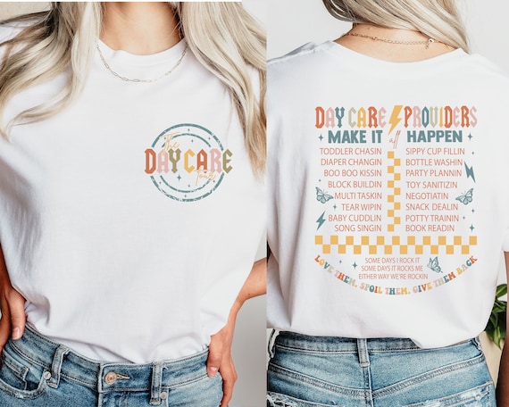 Daycare Shirt, Daycare Tour Shirt, Toddler Teacher, Daycare Teacher Shirt, Preschool Teacher Gift, Gift for Teacher, Cute Teacher Gift Shirt