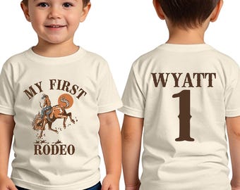 My First Rodeo Shirt, First Birthday Cowboy Shirt, 1st Birthday Boy Outfit, Cowboy First Birthday Shirt, Western Birthday Shirt
