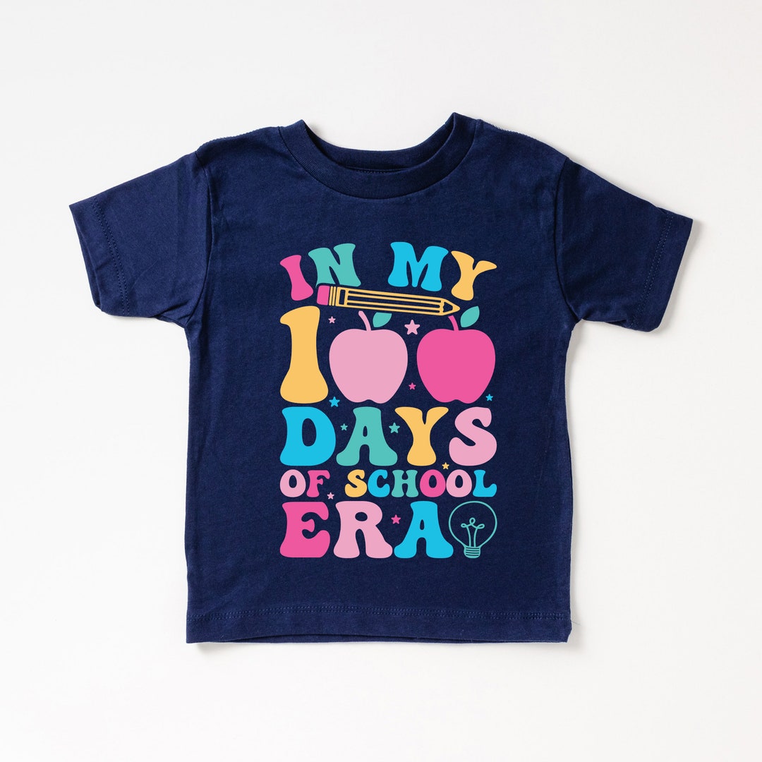 In My 100 Days of School Era Shirt, Kindergarten Shirt, 100th Day of ...