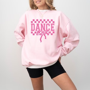 Dance Bow Shirt, Custom Coquette Dancer Shirt, Dance Team Gifts, Dance Mom Sweatshirts, Woman Gifts, Dancer Shirt for kids, Dance Day Shirt