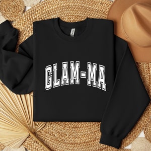 Glam-ma Gift, Glamma Shirt, Best Grandma Gift, Gift For Glamma, New Pregnancy Announcement, Gift For New Grandma, Mother&#39;s Day Gift