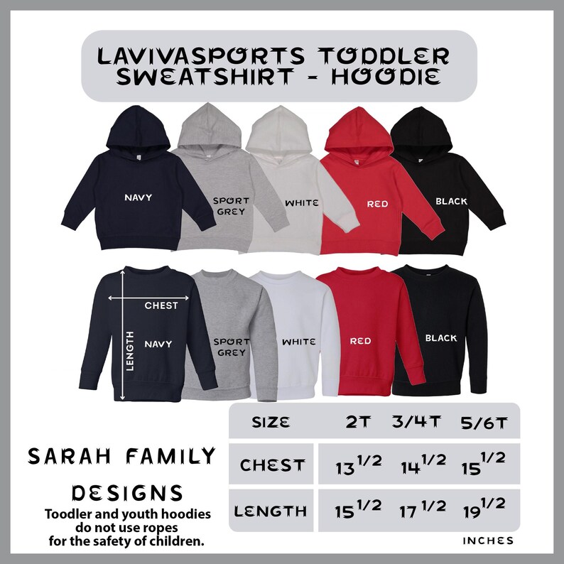 a poster with a bunch of different hoodies on it