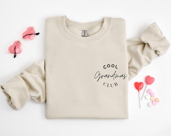 Cool Grandma Club Shirt, Gift for Grandma, Mother's Day Gift, New Grandma Shirt, Grandma Tee, Cool Grandma Gift, Best Grandma Sweatshirt