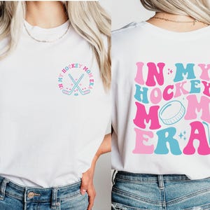 In My Hockey Mom Era Shirt, Hockey Mom Sweater, Hockey Season Shirt, High School Hockey, Hockey Mom Gift, Game Day Sweatshirt, Sports Mom Bild 2