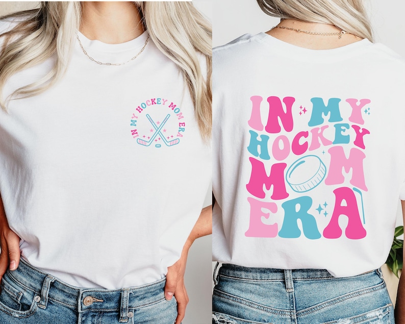In My Hockey Mom Era Shirt, Hockey Mom Sweater, Hockey Season Shirt, High School Hockey, Hockey Mom Gift, Game Day Sweatshirt, Sports Mom Bild 2