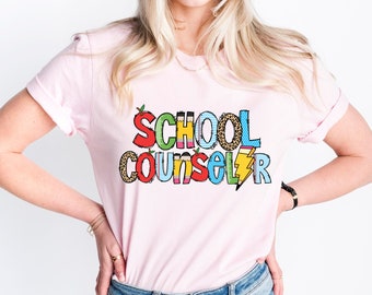 School Counselor Shirt, Retro School Counselor Sweatshirt, Back to School Shirt, First Day of School Group Tees, School Counselor Mom Shirt