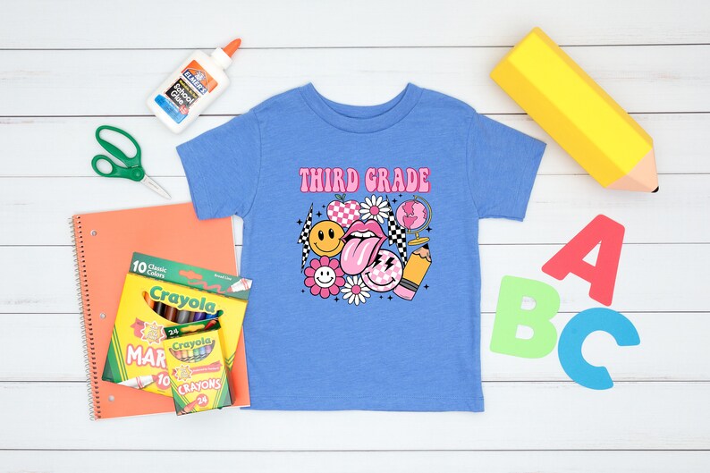 Third Grade Shirt, Third Grade Kids Shirt, Student Gift, Gift for Kids, 3rd Grade, Third Grade, Back to School Shirt image 2