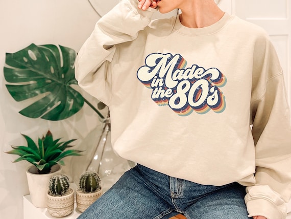 Made In The 80's Shirt, 80's Vintage Shirt, 1980's Birthday Gift, Born in 1980's Shirt, Birthday Gift, Cute Retro Shirt