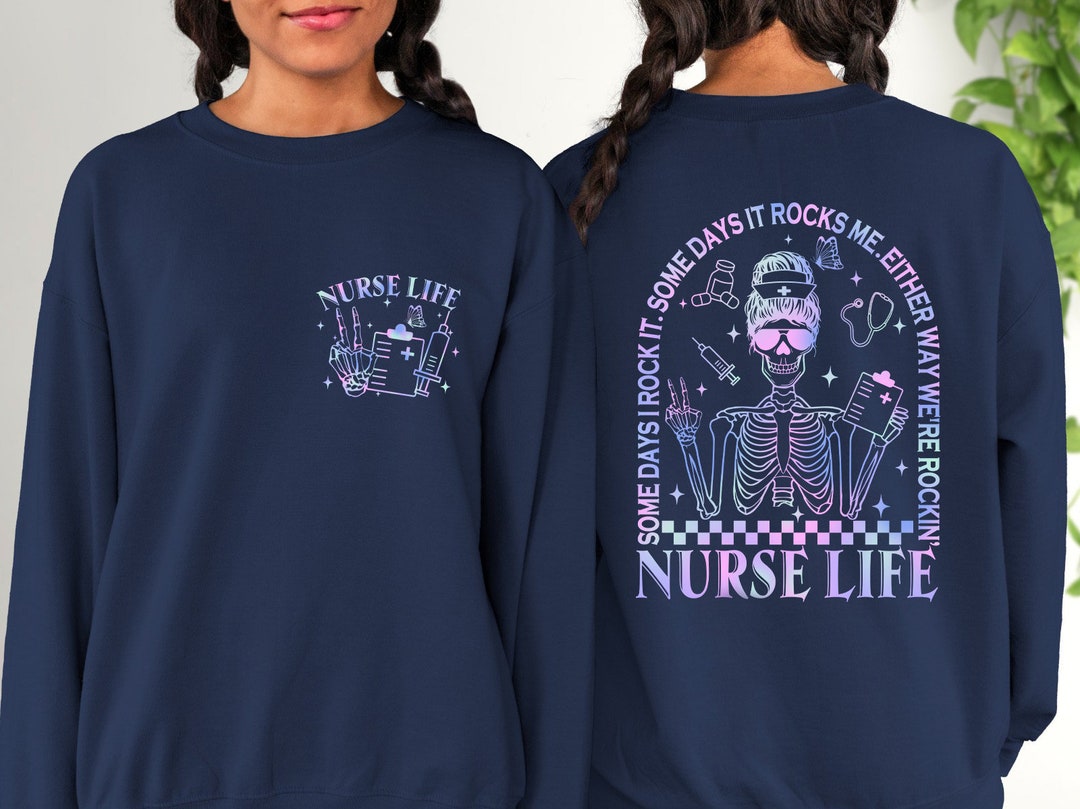 Rocking Nurse Shirt, Some Days I Rock It Some Days It Rocks Me, Funny ...