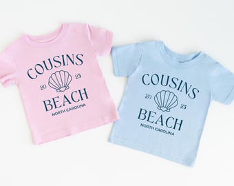 Cousins Beach Shirt, Summer Cousins Trip, Vacation Shirt, Ocean Lover Gift, Matching Family Tee, Kids Cousin Gifts Shirt, Summer Cousins Tee