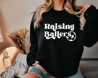 Raising Ballers Shirt, Soccer Mom Shirt, Game Day Shirt, Shirt for Women, Soccer Mama Shirt, Game Day Shirt, Soccer Shirt