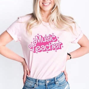 Girl B Doll Music Teacher Shirt, Orchestra Teacher Shirt, Music Teacher Gift, Teacher Shirt, Cute Teacher Gift, Gift For Musician