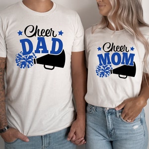 Custom Cheer T-Shirt, Cheer Mom Shirt, Cheer Dad Shirt, Family Cheer T-Shirt, Cute Gift, Cheer Shirts, Gift for Cheer Dad, Gift for Mom