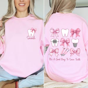 Personalization Dental Shirt, Good Day to Save Teeth, Dentist Gift, Dental Hygiene, Dental Assistant, Dental Student Shirt, Gift for Dentist