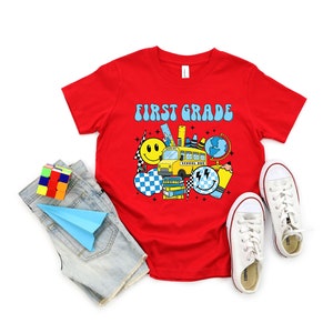 1st Grade Shirt Boy, Back to School Tee for Kids, First Grade Kids Shirts, Back to School Shirt, First Day of School Outfit