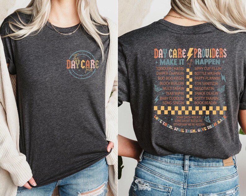 Daycare Shirt, Daycare Tour Shirt, Toddler Teacher, Daycare Teacher Shirt, Preschool Teacher Gift, Gift for Teacher, Cute Teacher Gift Shirt Bild 2