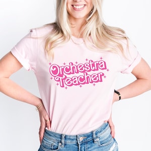 Girl B Doll Orchestra Teacher Shirt, Orchestra Teacher Shirt, Orchestra Teacher Gift, Teacher Shirt, Cute Teacher Gift, Music Teacher