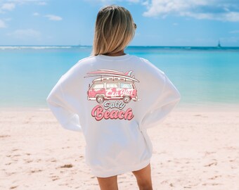 Salty Beach Back Design, Don't Be Salty Shirt, Surfing Shirt, Salty Beach Microbus Shirt, Vacation Shirt, Travel Shirt, I'm Extra Shirt