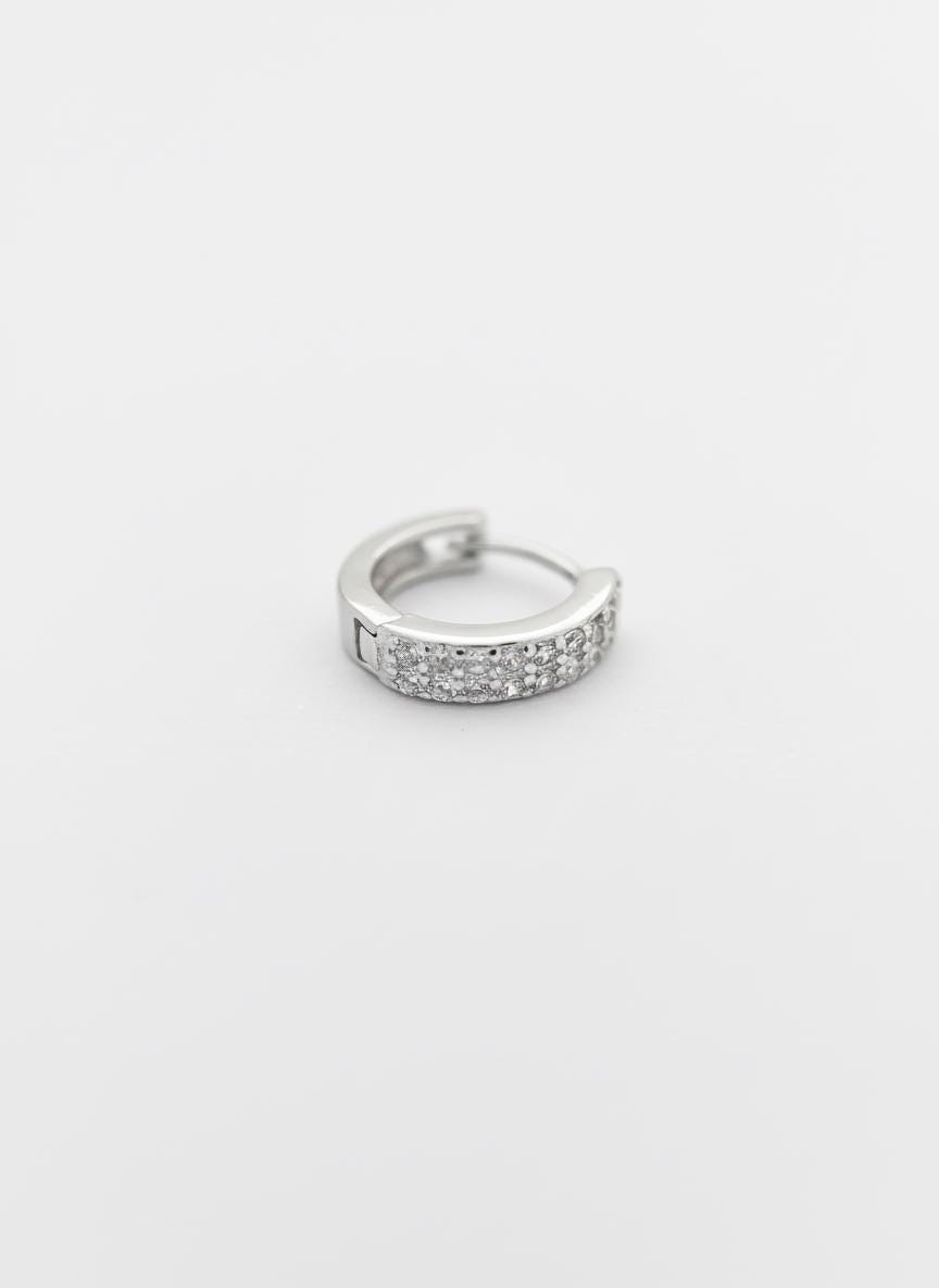 Orecchini Huggie Da Uomo - Orecchini A Cerchio In Argento Sterling 925 Da 12 Mm - Piccoli Orecchini Huggie Da Uomo - Orecchini In Argento Da Uomo - Orecchini A Cerchio Huggie - Italia - Foto 6