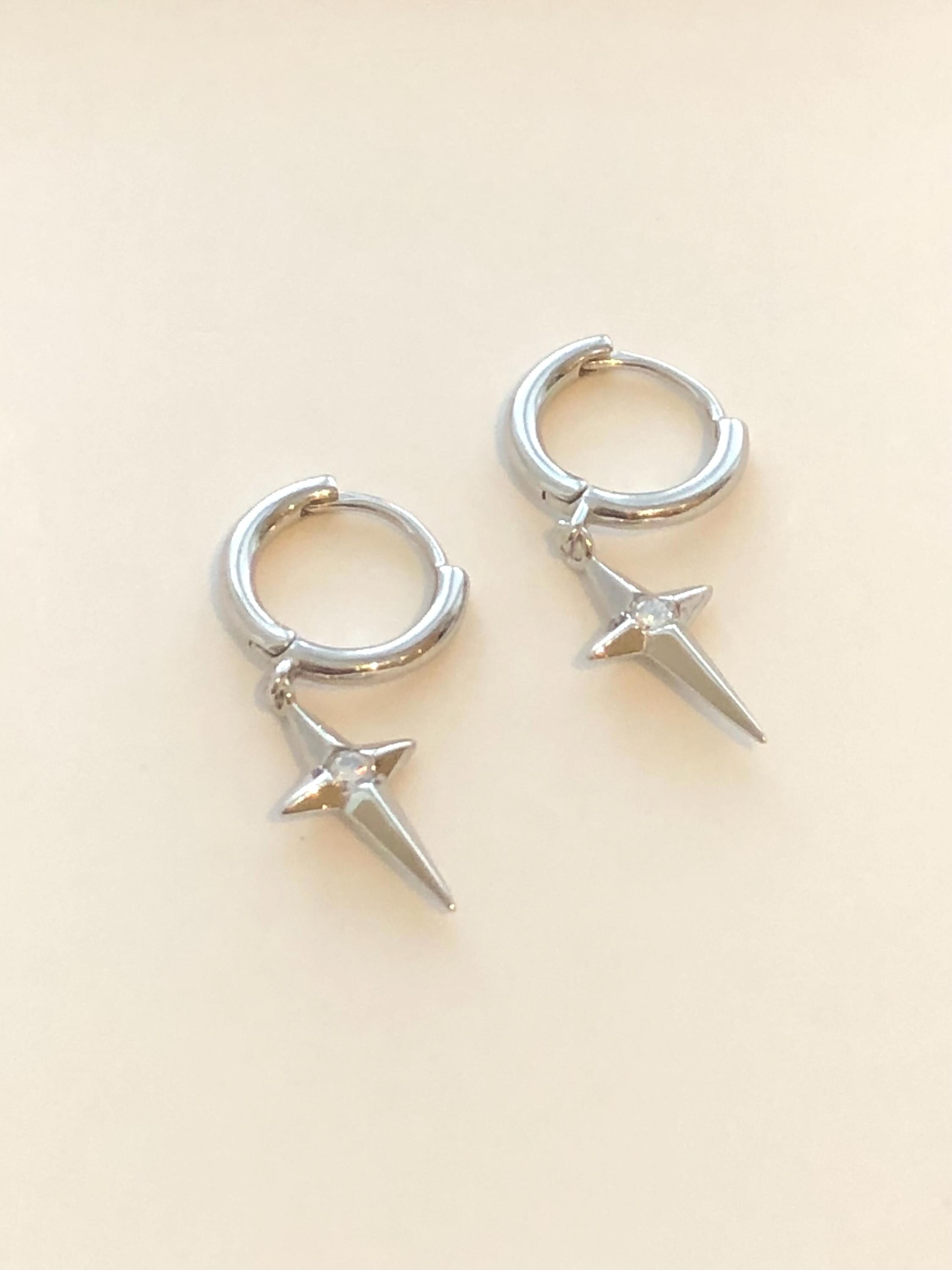 Sterling Silver Huggie Hoop Earring For Men Hoop Earring Men Earring...