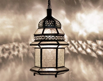 Lampe orientale | Lampe suspendue | Lampe suspendue | Plafonnier | Lampe suspendue marocaine | Lampe lanterne lumineuse MSEDES- W