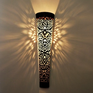 Wall lamp H70CM | Retro wall lamp | Iron wall light | Oriental wall lamp | Moroccan wall light TOLA | Handmade in Morocco