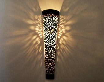 Lámpara de pared de 70 cm de alto | Lámpara de pared retro | Aplique de hierro | Aplique oriental | Lámpara de pared marroquí TOLA | Hecha a mano en Marruecos