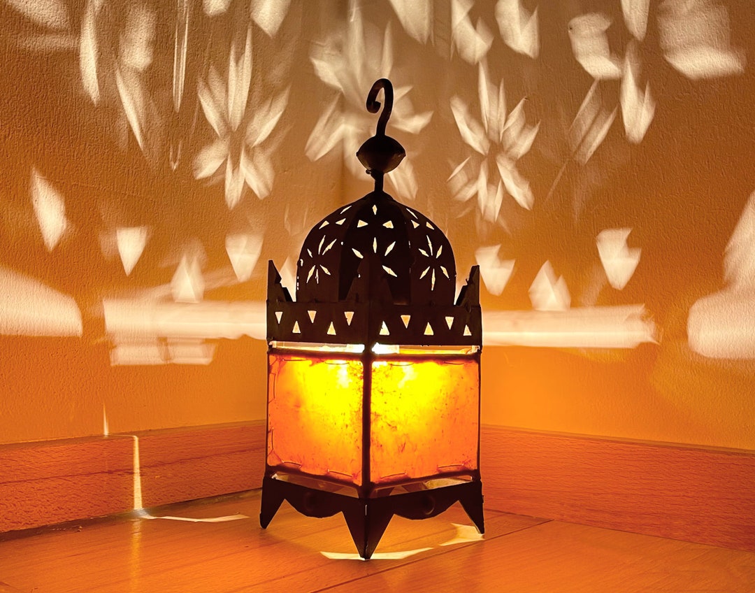 Orientalische Metall-Laterne Sliman Schwarz, 22 Cm – Marokkanisches Windlicht Für Garten, Terrasse & Wohnung