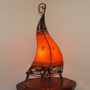 60 cm CANAR oranje henna vloerlamp afbeelding 3