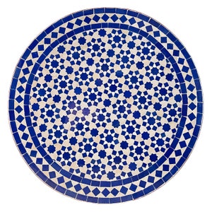Moroccan mosaic table | Bistro table | Arabic table | Tea table | Garden table ANKABUT D60cm