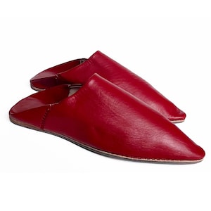Oosterse leren schoenen | Marokkaanse pantoffels | Pantoffel uit Marokko | ECHT LEDER | BABOUCHE kant in verschillende kleuren en maten