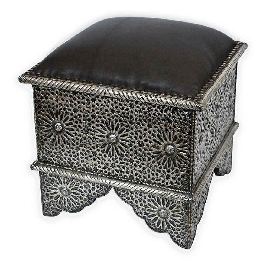 Moroccan Camel Stool | Stool | Oriental Footstool | Arabic Leather Seat ...