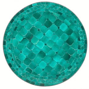 Table mosaïque marocaine | Table bistro du Maroc | Table carrelée | Table basse | Table de jardin EMROD Ø 60 cm