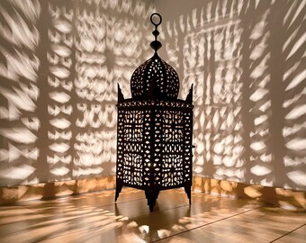 Oriental lantern | Moroccan garden lantern | Arabic lantern | Oriental iron lantern | Floor lantern from Morocco SAMAH65