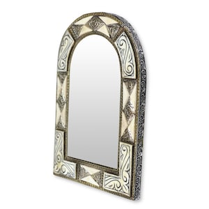 Moroccan mirror, Oriental wall mirror, Wall decoration from Morocco, Handmade small mirror SAID