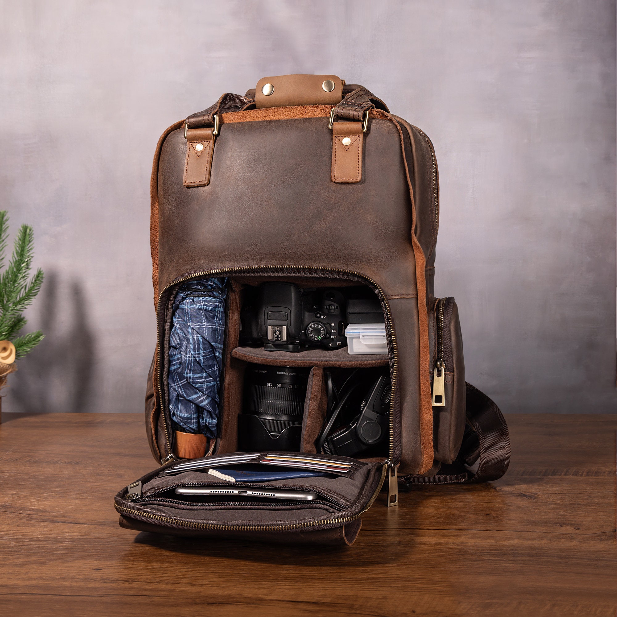 Camera backpack with tripod strap hot sale