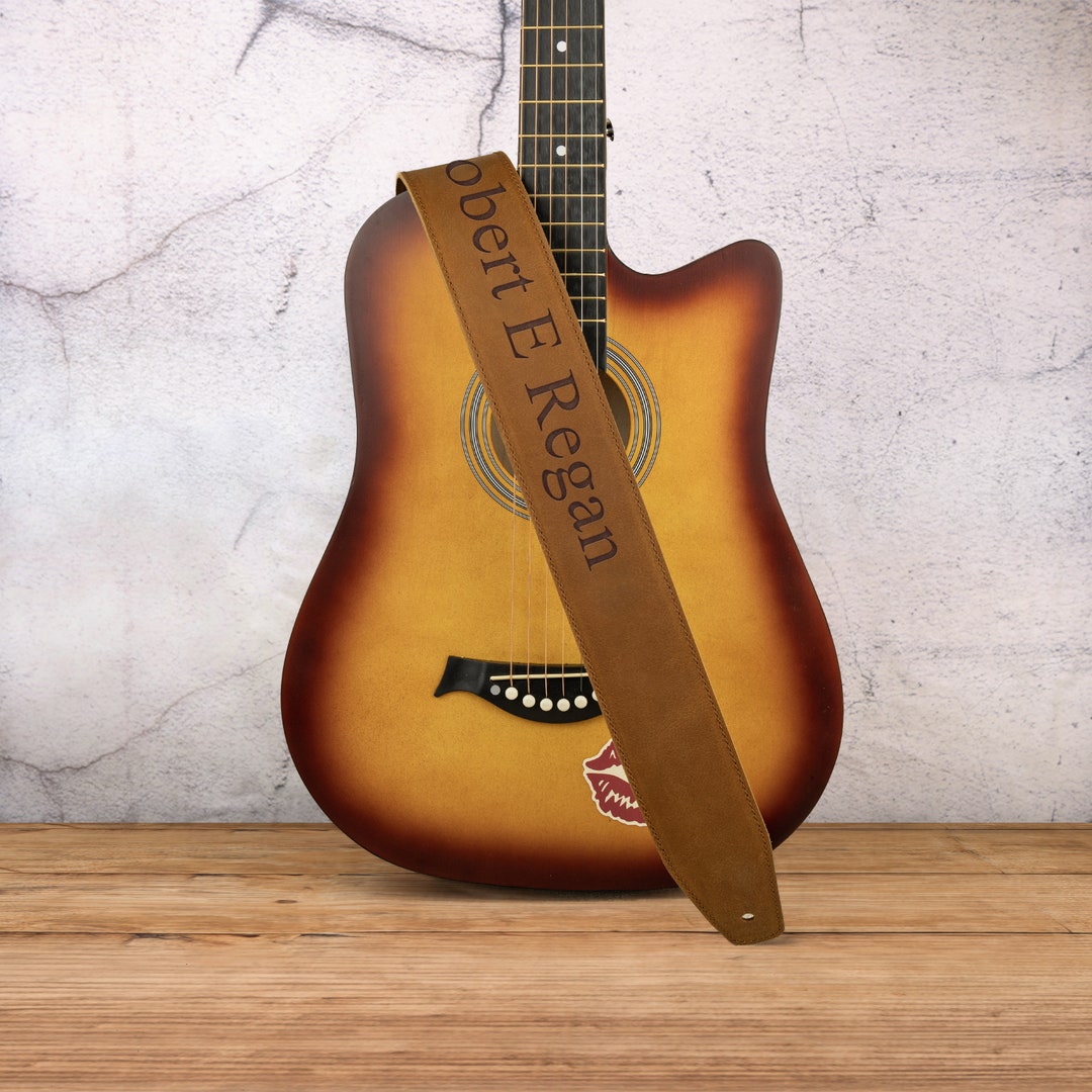 Personalized Leather Guitar Strap Guitar Accessories Gifts for Etsy