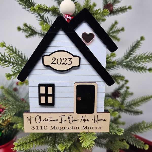 First Christmas In Our New Home - First Christmas In Our New Home - First Christmas - Personalized Ornament - 2023 Ornament