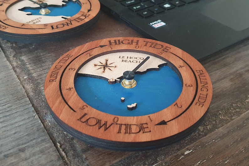 Custom Tide Clock Desktop or Wall Mount Christmas Gift for Etsy