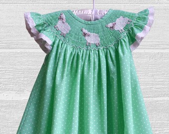 green easter dress