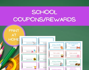 Customizable, Classroom Coupon, Reward System, Digital Template - Etsy