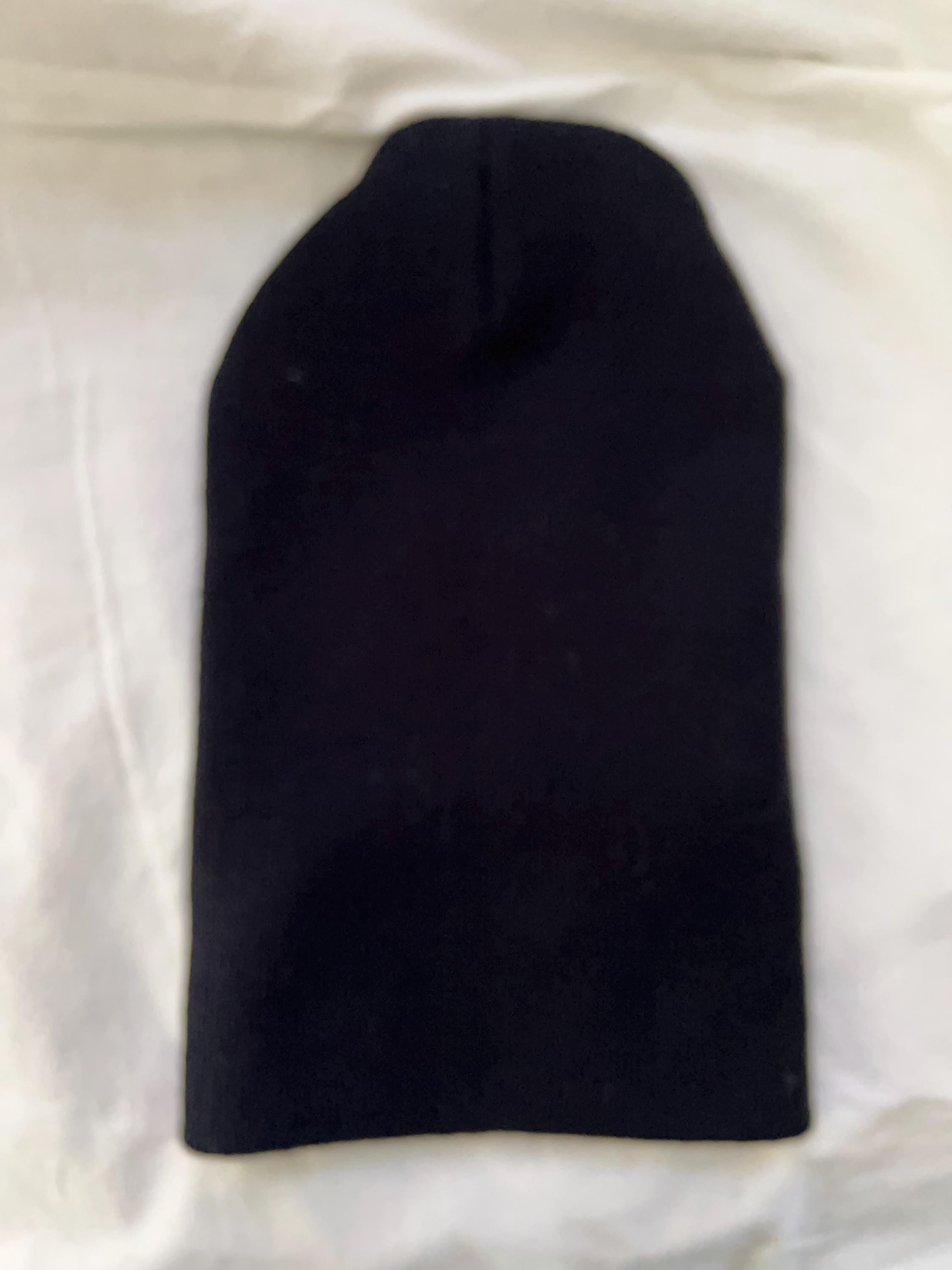 Amanda Palmer Embroidered Black Beanie Floral - Etsy UK
