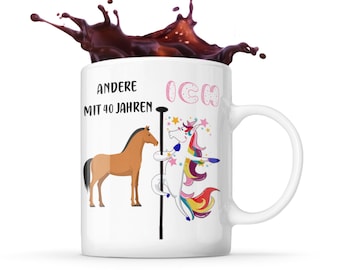 Tasse ich mit 40 jahren geburtstagsgeschenk zum 40. geburtstag 40 jahre geschenk tasse zum geburtstag besonderes geschenk bday humor lustig
