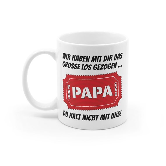 Papa 2025 Tasse Von Pagma Druck – Lustiger Kaffeebecher Für Werdende Väter
