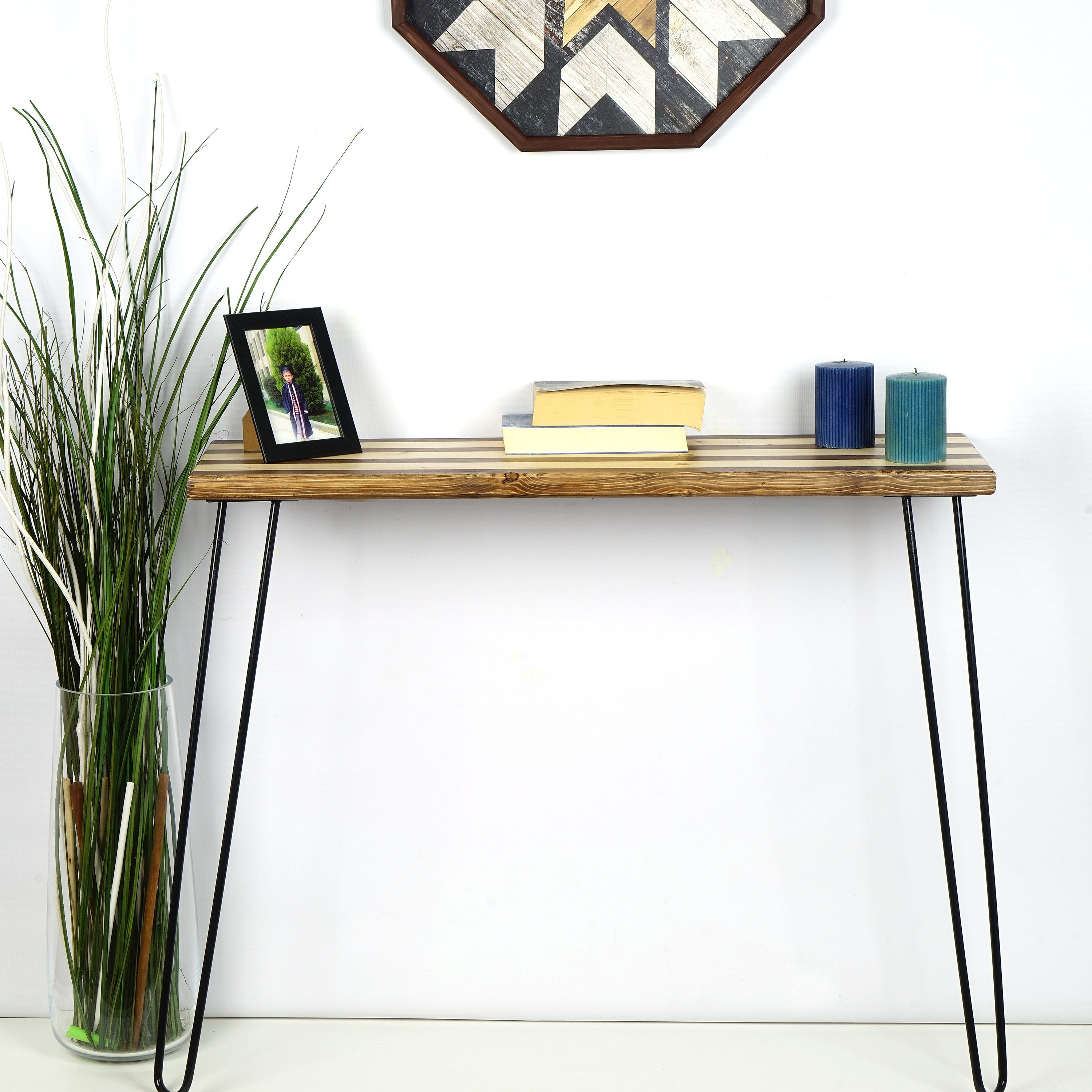 Table en Bois, Decoration, Console Bois
