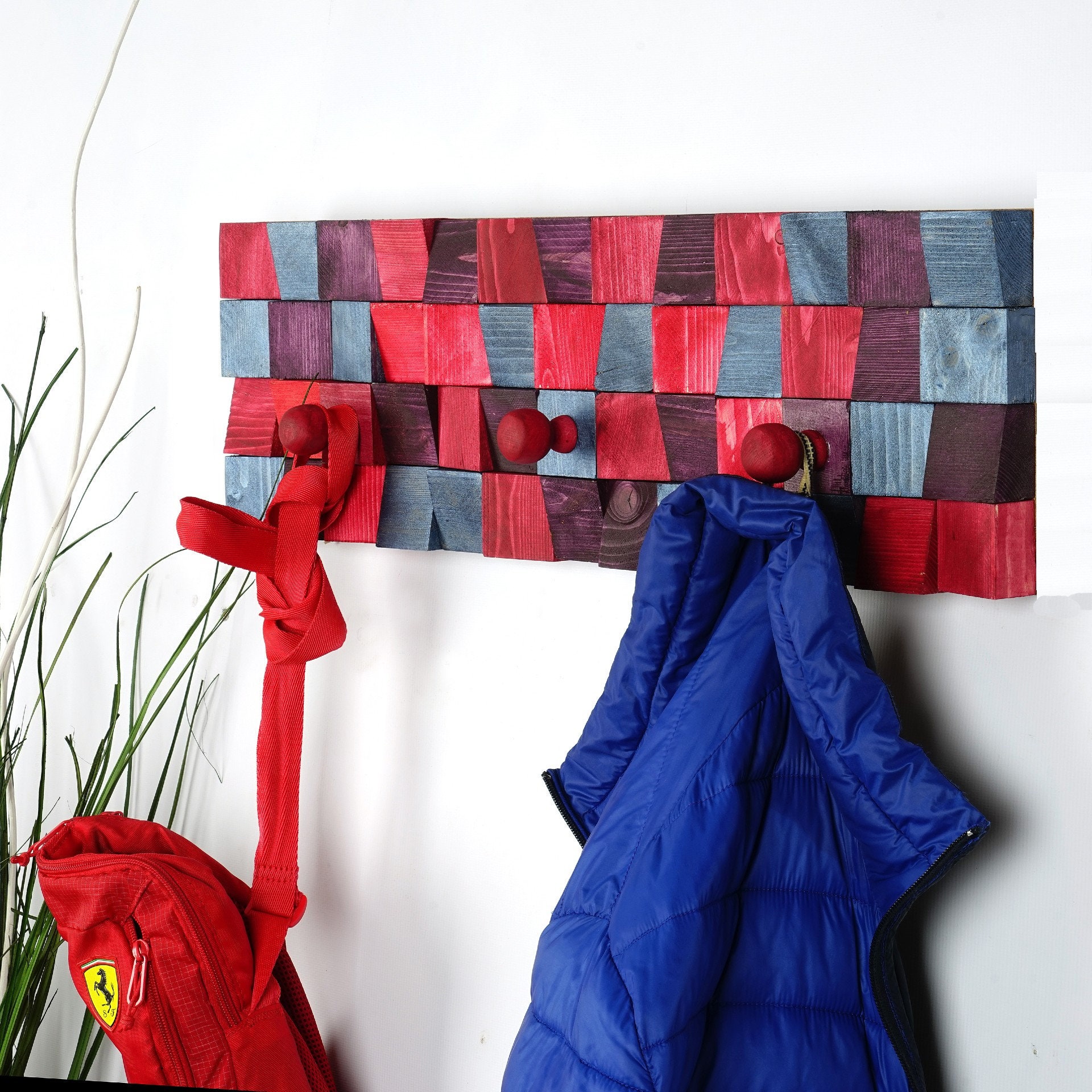 Porte Manteaux Mural Bois