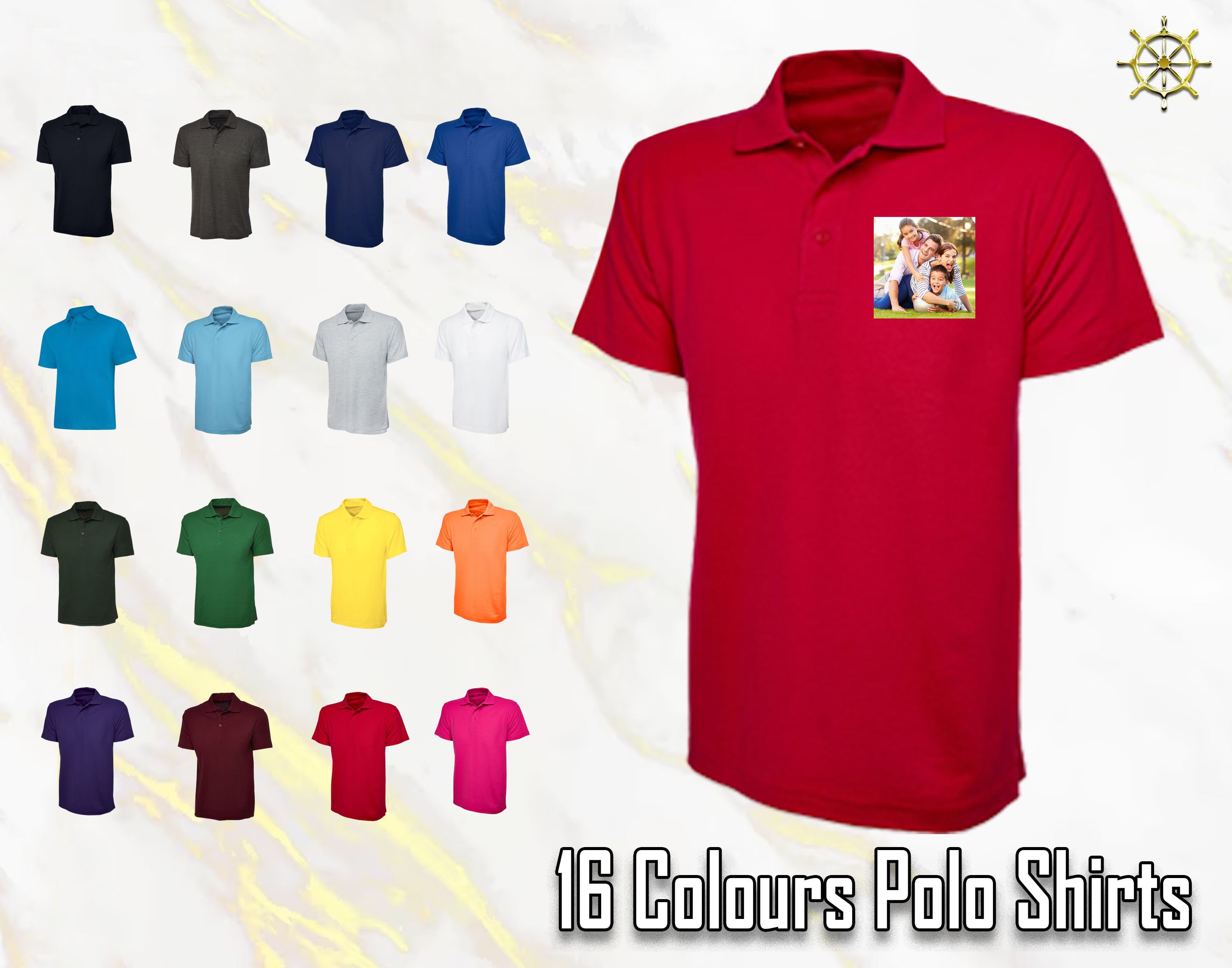 Pet-Luxury- Custom Men's Premium Polo Shirt India